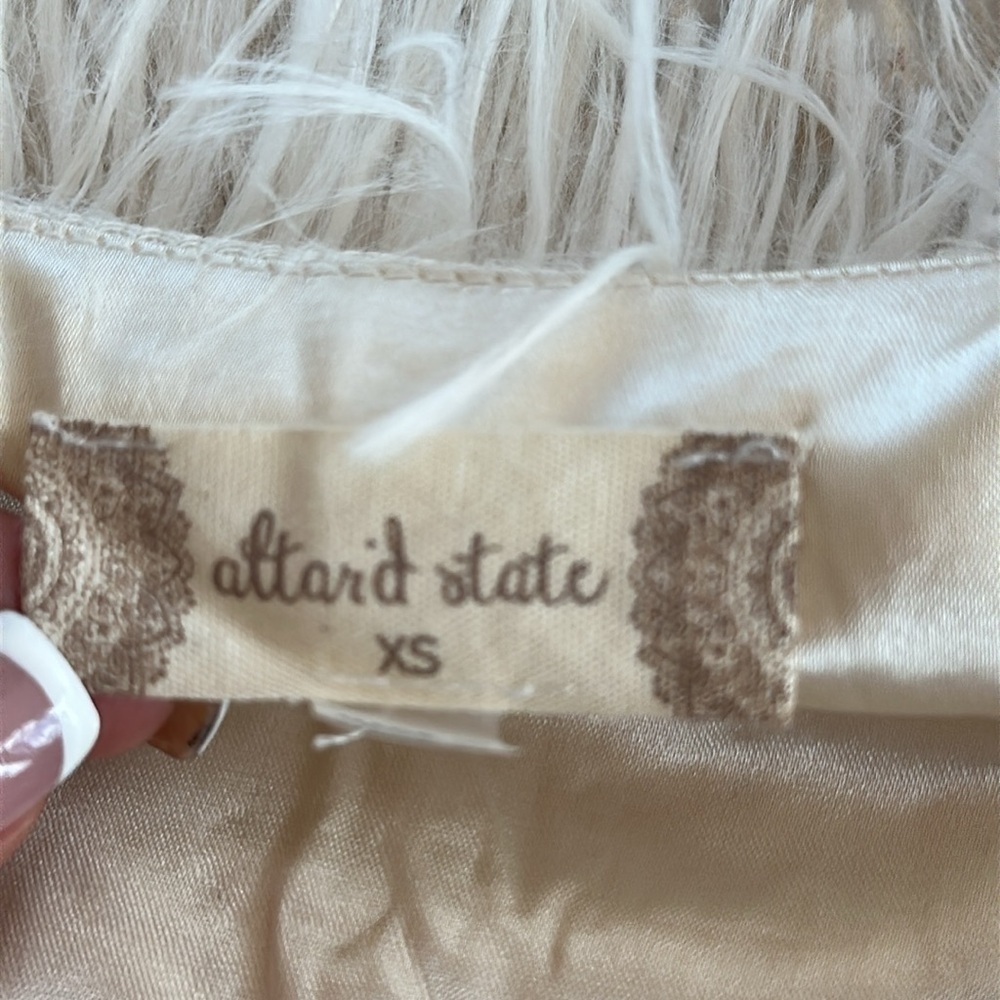 ALTAR’d State Elegant Cream Jacket size Xs NWOT - Picture 6 of 9